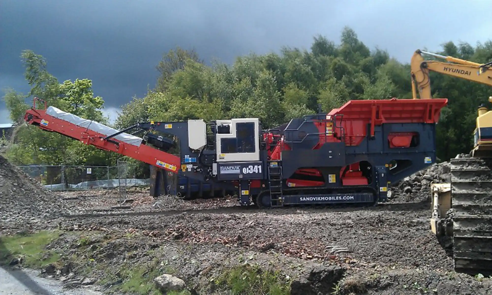 Sandvik QJ341 jaw crusher